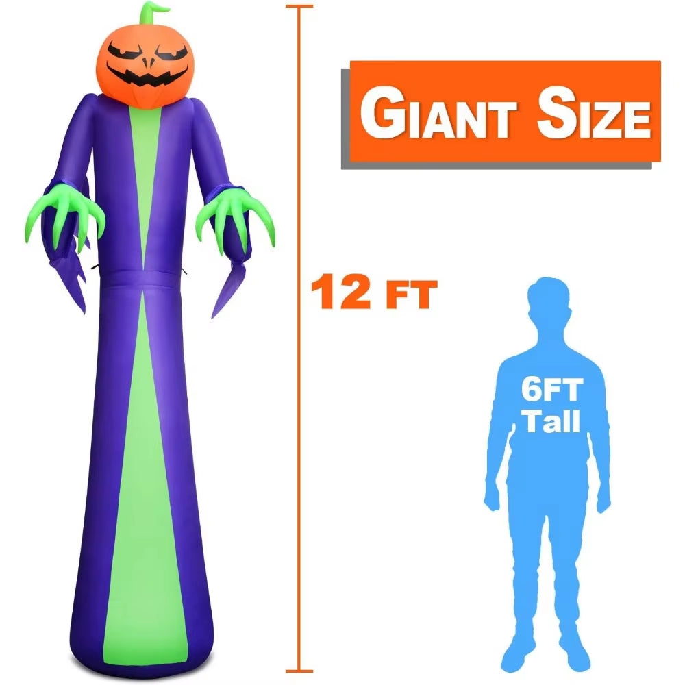 Cool 12Ft Giant Pumpkin Inflatable !