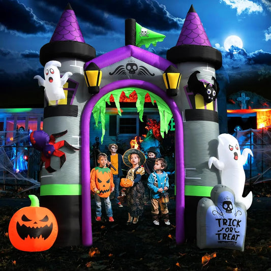 New Ghost Castle ! ( Inflatable ) For Outdoor Yard Decorations